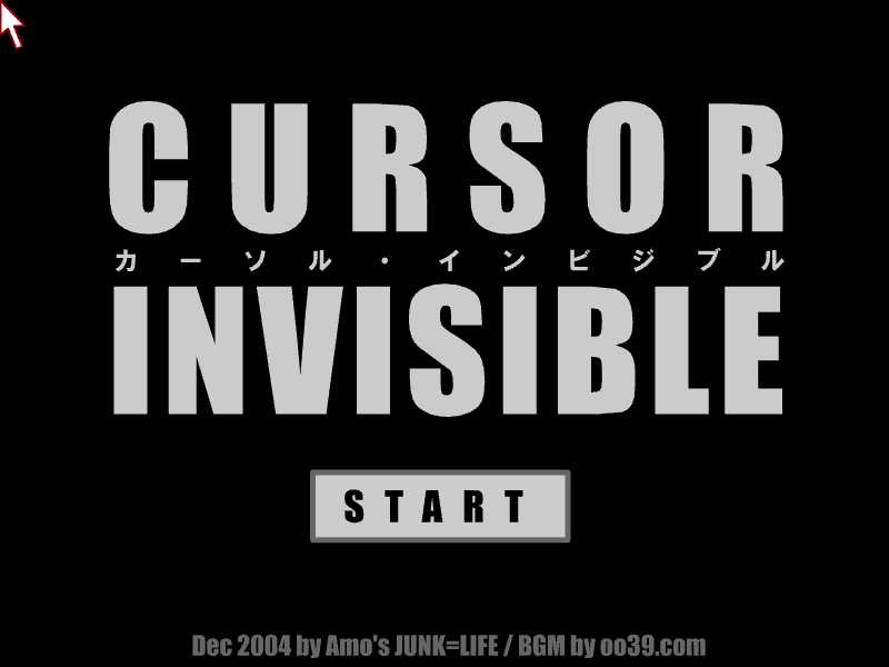Cursor Invisible